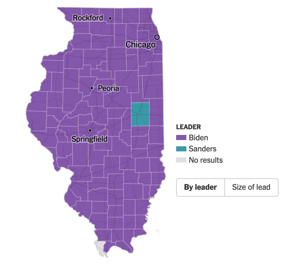 resultat primærvalg illinois