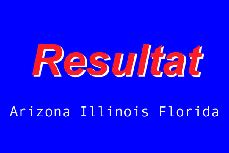 resultat primærvalg arizona illinois florida