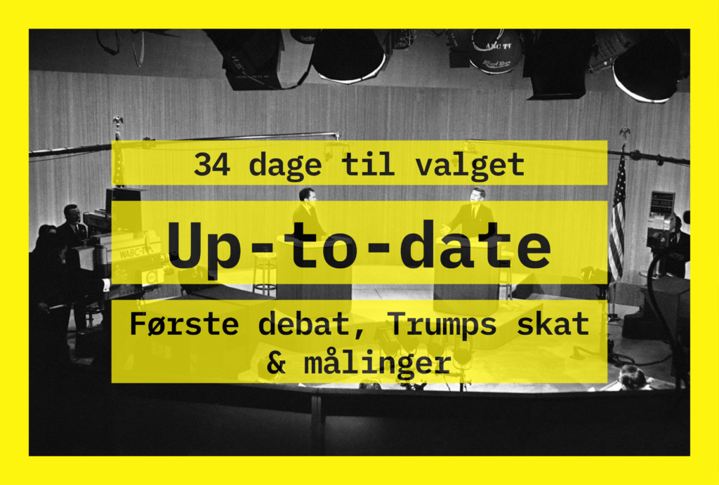 34 dage til valget: Første debat, Trumps skat & målinger