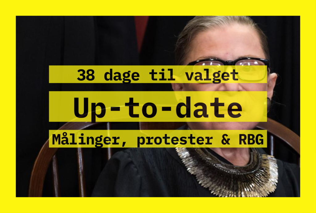 38 dage til valget: målinger, protester og RBG