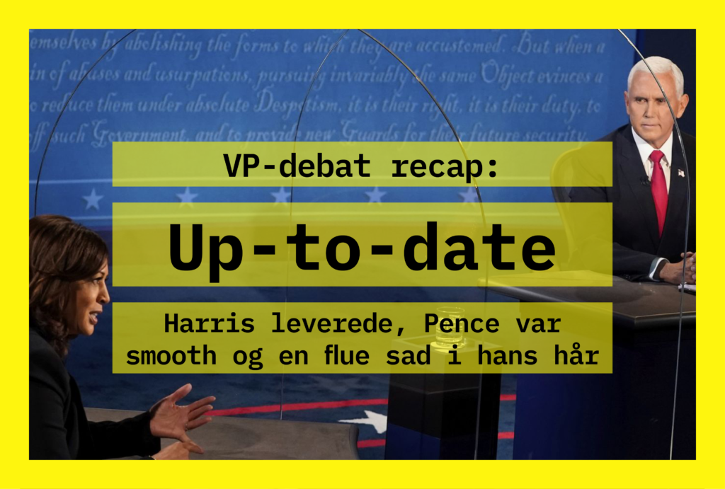 VP-debat recap: Harris leverede, Pence var smooth og en flue sad i hans hår